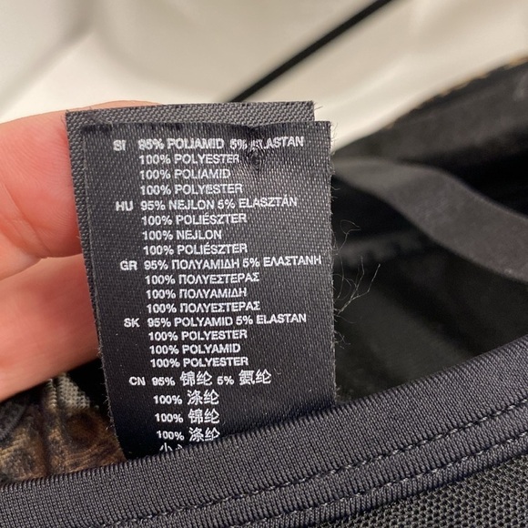 H&M leopard print and black Y2K Witchy corset Bustier women’s size 36 C(31) - Picture 11 of 11